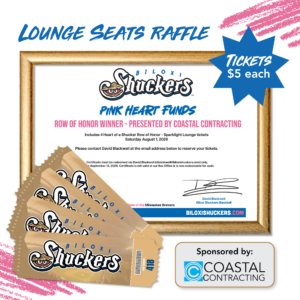 Shuckers Tickets Raffle